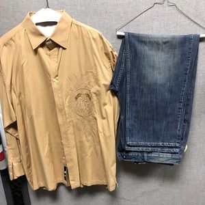 Phat farm pants and shirt